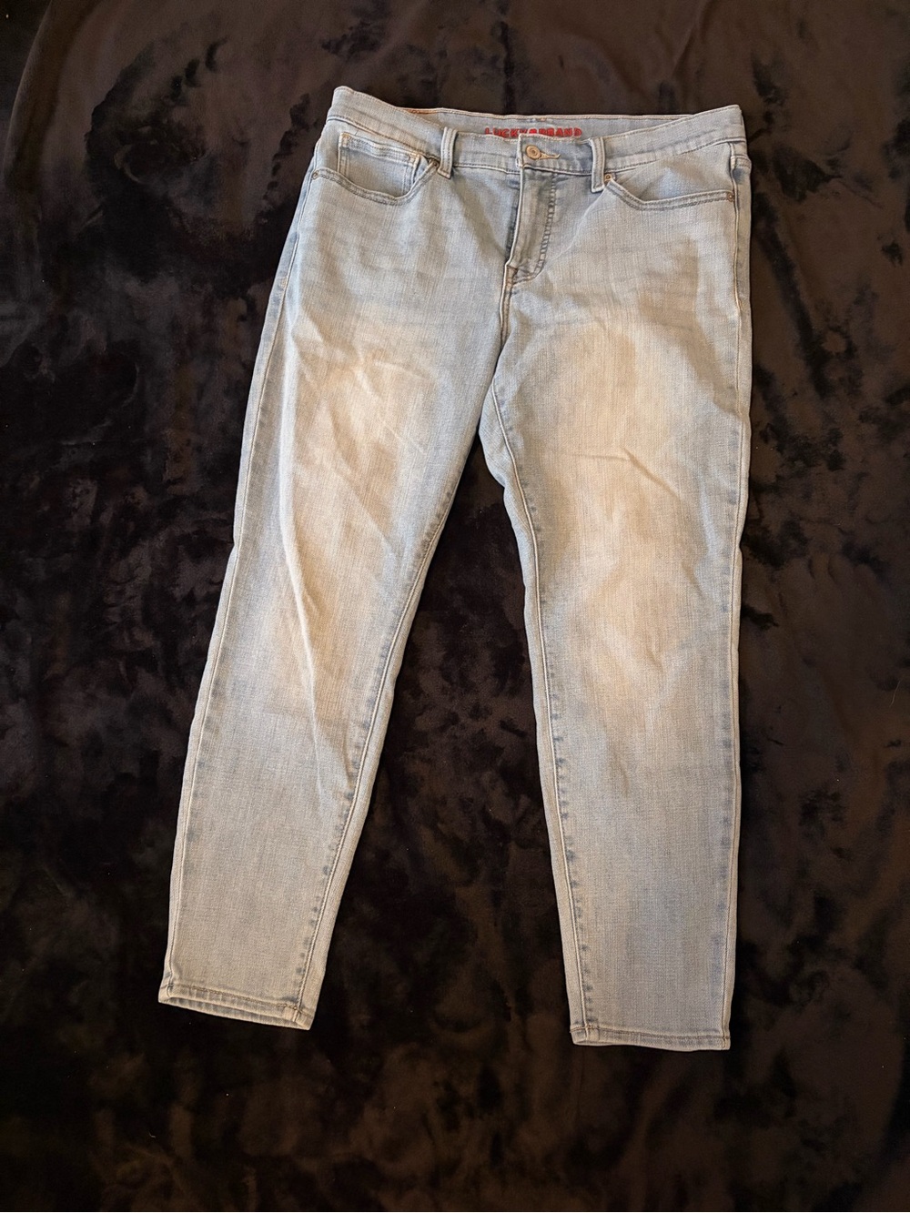 Lucky Brand Ava Mid Rise Skinny Jeans – Size 12 – Excellent Used Condition